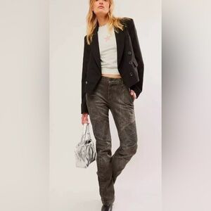 NWT Free People We The Free Vector Moto Mid Rise Flare Jeans, Various Sizes